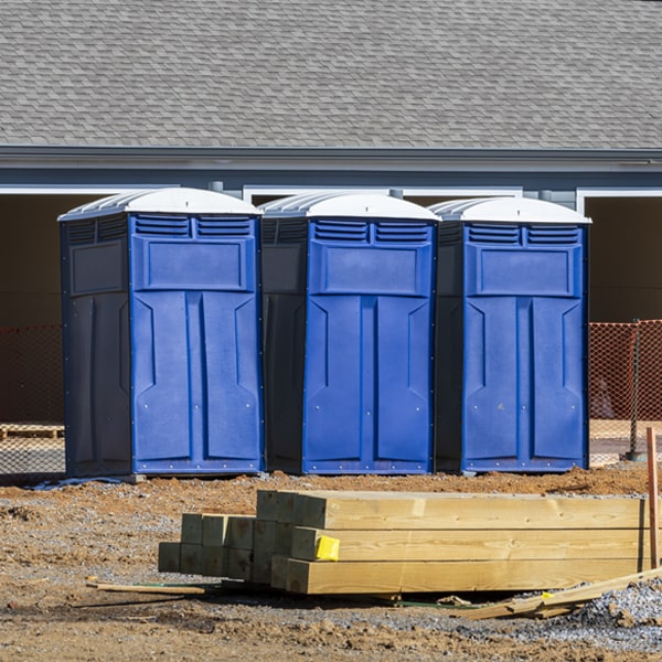 is there a specific order in which to place multiple porta potties in Grafton